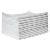 MicroFiber Terry Towel 16"x16" White 12/Pack redirect to product page